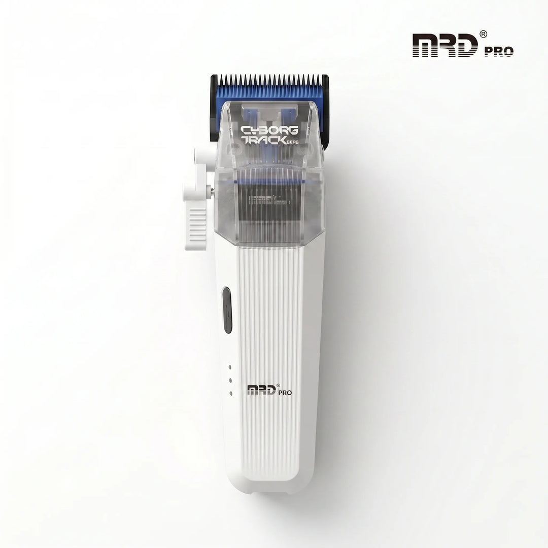 MRD PRO CYBORG BLPU Motor Professional Cordless Hair Clipper –WHITE