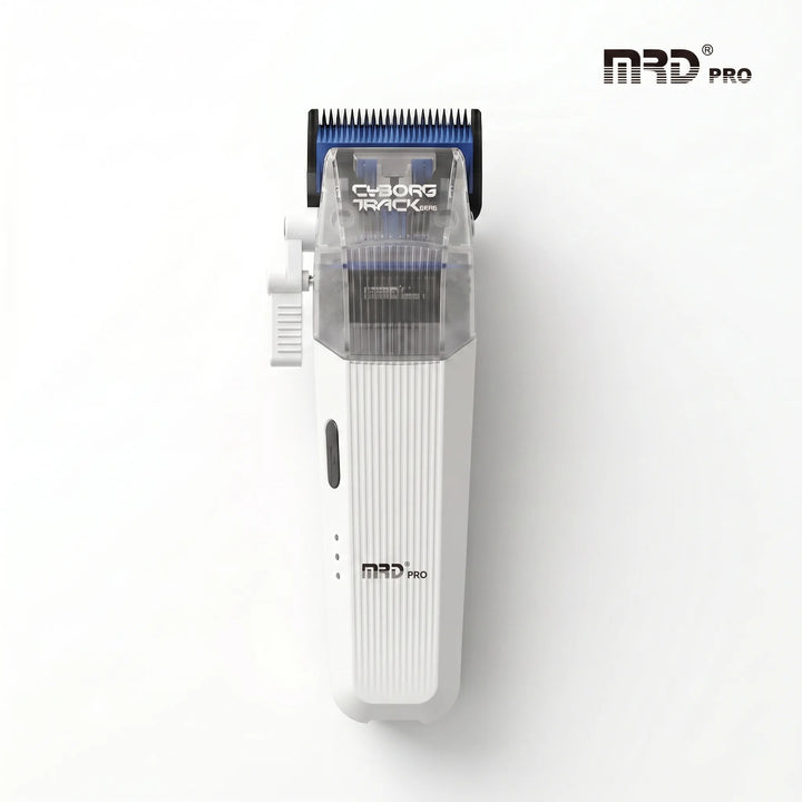 MRD PRO CYBORG BLPU Motor Professional Cordless Hair Clipper –WHITE