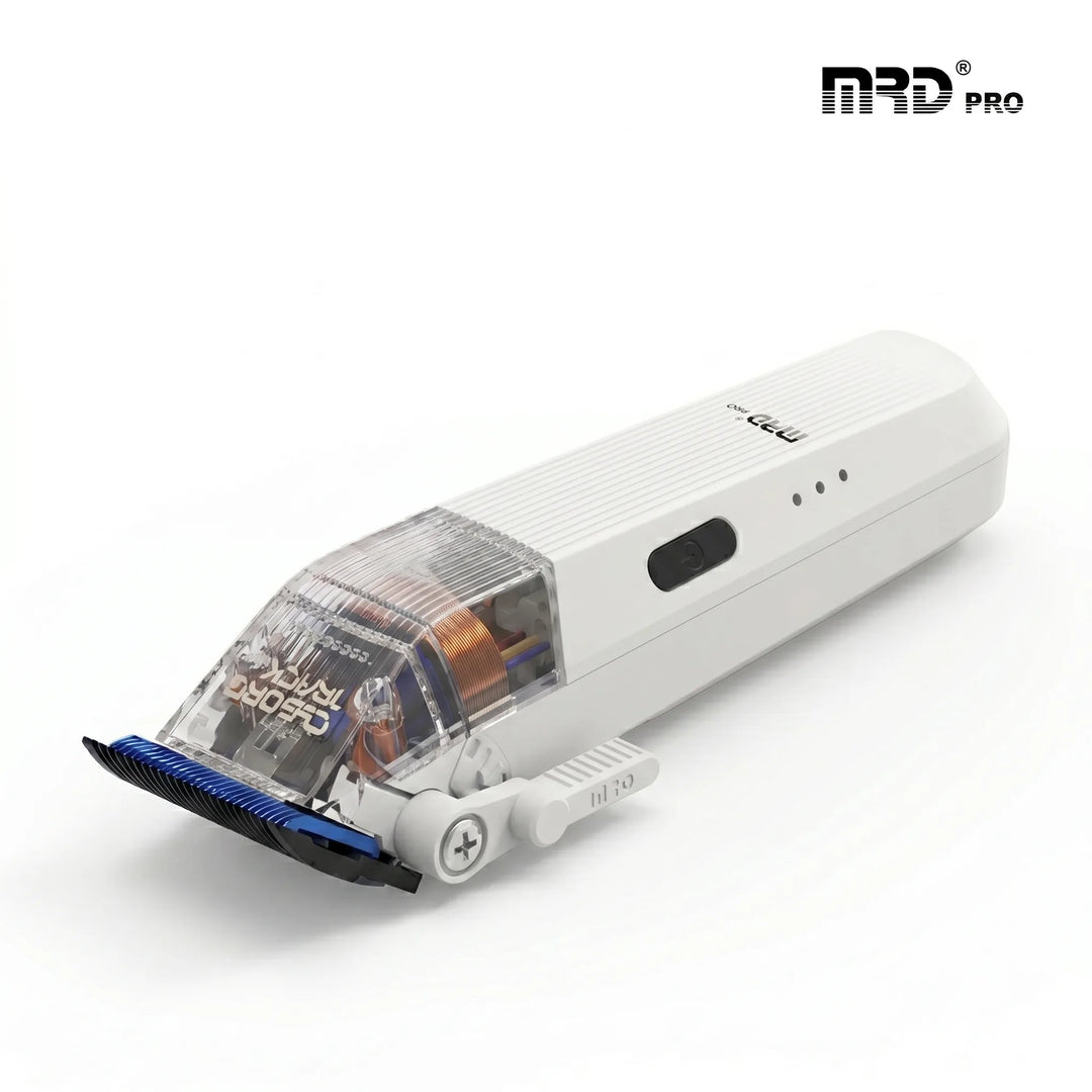 MRD PRO CYBORG BLPU Motor Professional Cordless Hair Clipper –WHITE