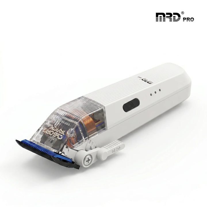 MRD PRO CYBORG BLPU Motor Professional Cordless Hair Clipper –WHITE