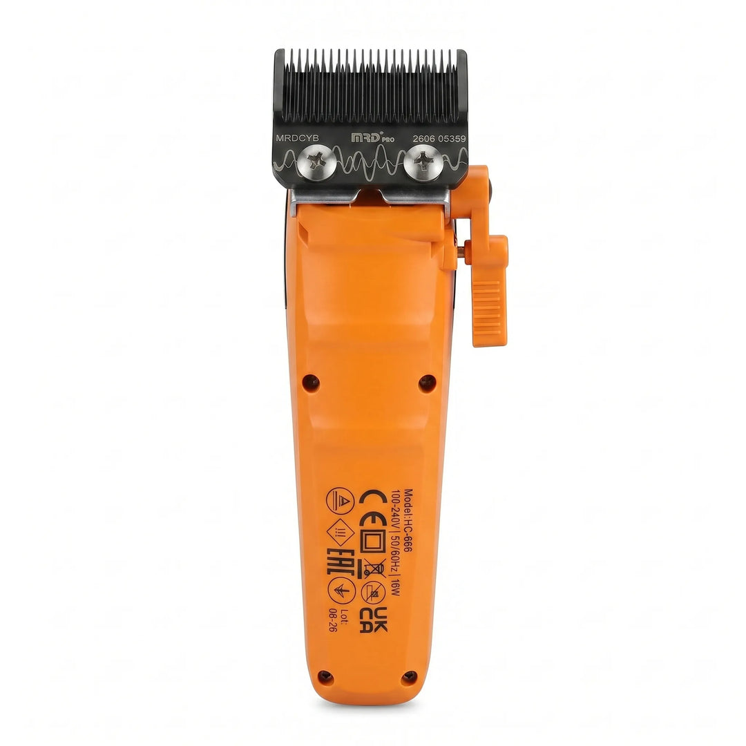 MRD PRO CYBORG BLPU Motor Professional Cordless Hair Clipper –ORANGE