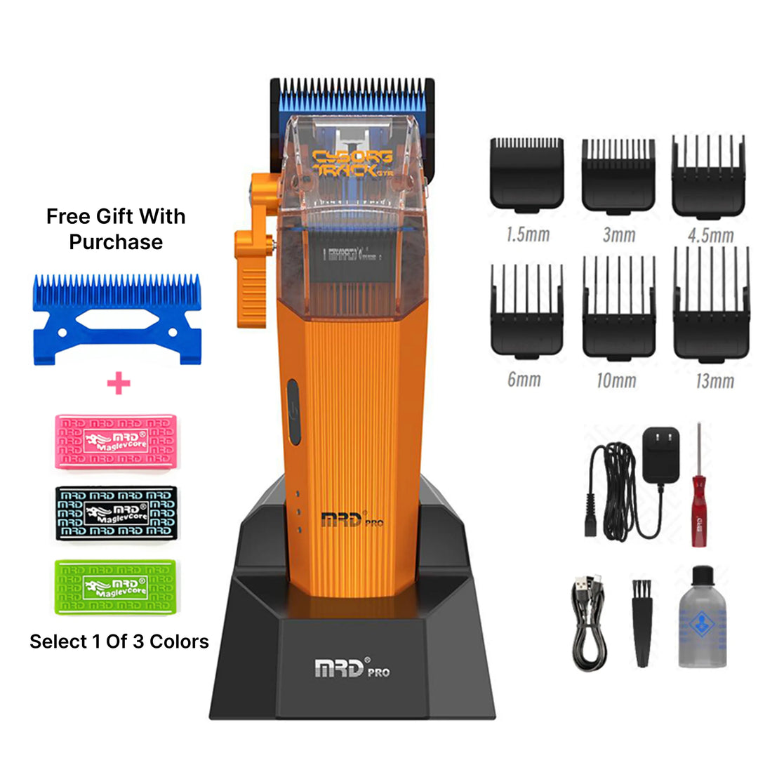 MRD PRO CYBORG BLPU Motor Professional Cordless Hair Clipper –ORANGE