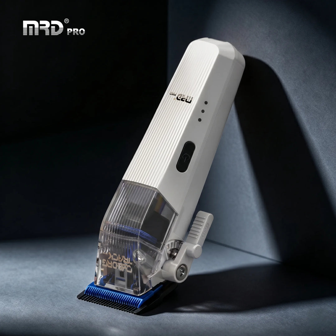 MRD PRO CYBORG BLPU Motor Professional Cordless Hair Clipper –WHITE