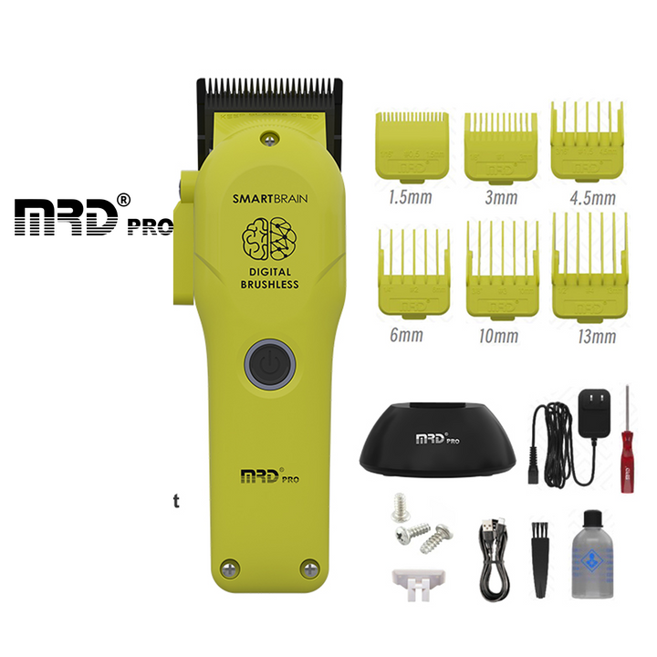 Cortapelos digital sin escobillas Precision Smart Brain – Verde 