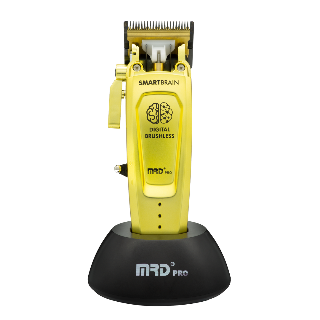 Cortapelos digital sin escobillas Smart Brain – Dorado 